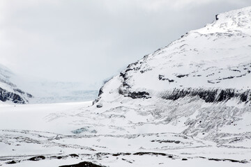 Views surounding the icefield parkway - Columbia icefield - Athabasca glacier - Alberta - Canada