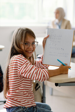 Fun optimism handwriting note arithmetic school supplies student 
