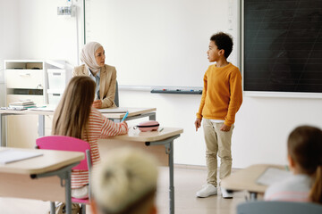 Classroom back to school lesson teacher student subject interactive