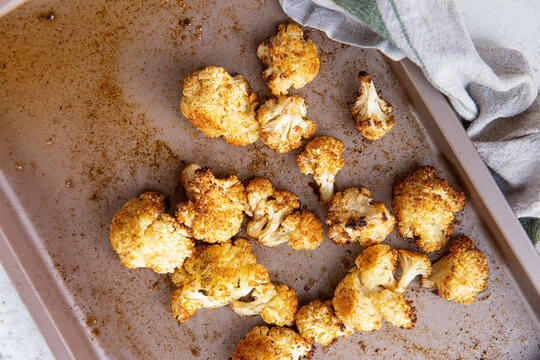 spiced roasted cauliflower