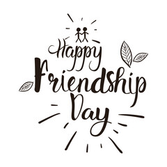 Obraz premium happy friendship day