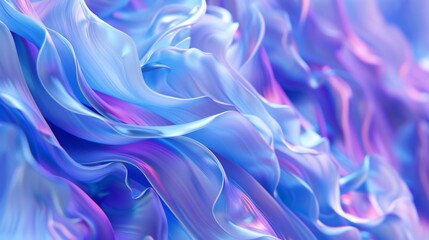 Obraz premium Flowing Melody: Close-ups showcase the calming rhythm of wildflower bluebell petals in motion.