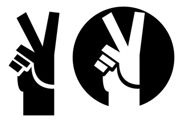 Peace Hands Graphic