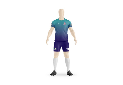 Soccer Uniform Mockup - Front View
