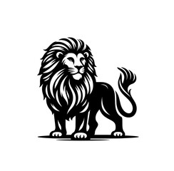 Obraz premium Lion isolated vector illustration.