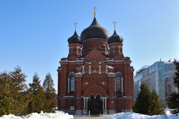 Dormition Cathedral in Tula city in Russia - 753834706