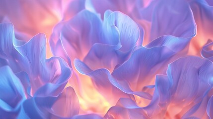 Warm Glow: Macro captures the comforting warmth emanating from wildflower bluebell petals. - obrazy, fototapety, plakaty
