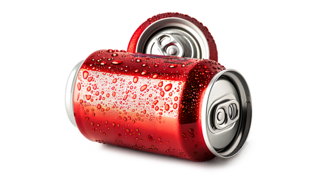 Coke Can isolated on a transparent background 