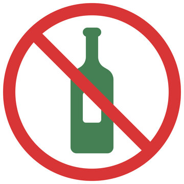 No Alcohol Drinking Icon