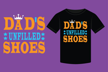 Father's Day Typography  T-shirt design