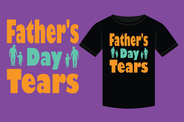 Father's Day Typography  T-shirt design