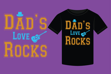 Father's Day Typography T-shirt design