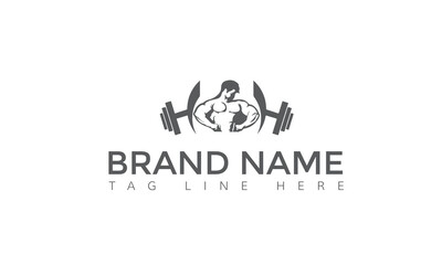 logo, gym, weight, vector, muscle, strong, arm, icon, workout, sport, training, kettlebell, man, dumbbell, badge, label, body, athlete, silhouette, woman, exercise, trainer, hand, center, hipster, sta