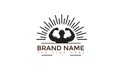 logo, gym, weight, vector, muscle, strong, arm, icon, workout, sport, training, kettlebell, man, dumbbell, badge, label, body, athlete, silhouette, woman, exercise, trainer, hand, center, hipster, sta