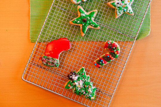 fresh baked  Christmas cookies