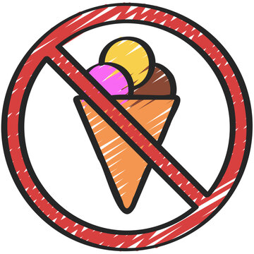 No Ice Cream Icon