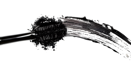 Mascara isolated on a transparent background 