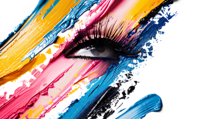 Mascara isolated on a transparent background 