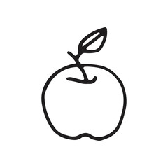 Hand drawn food icons and elements pattern. Digital illustration. collection of doodles of healthy food ingredients isolated on white background