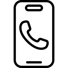 Mobile Phone Call Icon