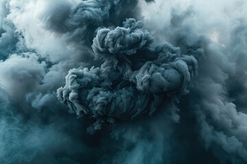 Black smoke background