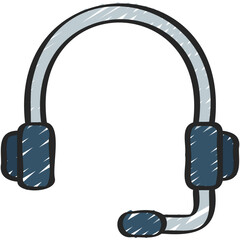 Customer Support Headset Icon