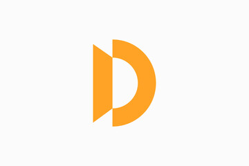 Letter D Building Vector Logo Premium 