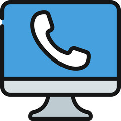 Phone Call Computer Icon