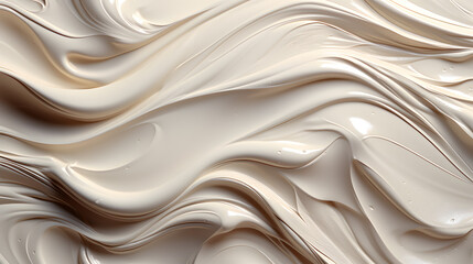 abstract liquid background wave pattern with white creamy marble texture, fancy interior decor
