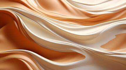 Obraz premium abstract liquid background wave pattern with white creamy marble texture, fancy interior decor