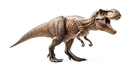 Tyrannosaurus T-rex dinosaur isolated on a transparent background