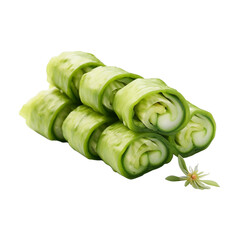 Fototapeta premium Wasabi isolated on transparent background