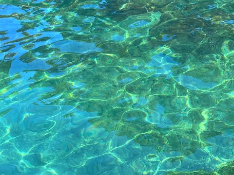 Sea water surface