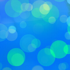 Blue bokeh background for banner, poster, ad, celebrations, and various design works