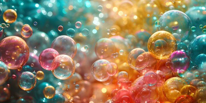 Bubble Art: A creative arrangement in various sizes and colors. Concept Bubble Art, Colorful Creations, Abstract Photography, Creative Arrangement