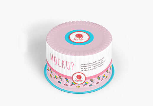 Cake Packaging Mockup
