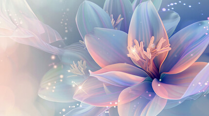 Beautiful soft abstract flower background illustrate