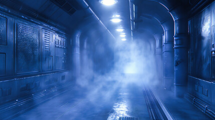 Pathways to the Unknown, An Empty Tunnel Whispering Secrets, A Portal to Futuristic Dreams