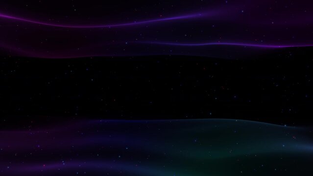 Colorful wave space abstract background