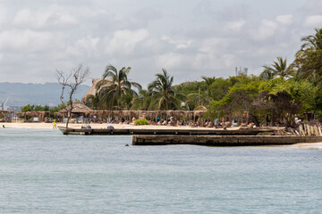 tropical and fun beach in cartagena city © Carlos