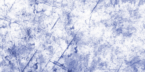 Old-style blue grunge tie dye pattern texture with various stains. Blue watercolor background for textures backgrounds. Multi color backdrop. Contemporary brush scratch background art design. 