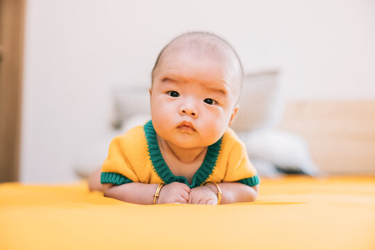 Portrait of Asian baby