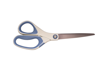 Isolated pair of scissors
