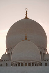 Fototapeta na wymiar Abu Dhabi Mosque Sheikh Zayed