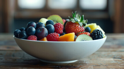 Bowl of fruit HD 8K wallpaper Stock Photographic