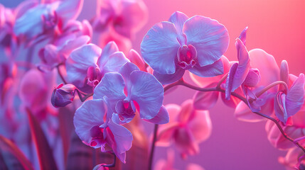 Orchid Symphony, Natures Delicate Balance, Petals Poised in Perfect Harmony