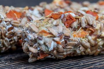 compressed food from vegetables and fruits for rodents