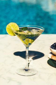 Cocktail poolside