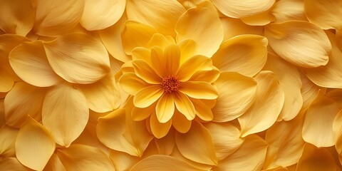 Soft and Delicate Patterned Background of Vibrant Yellow Flower Petals. Concept Flower Photography, Yellow Petals, Delicate Background, Vibrant Colors, Patterned Design