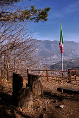 Panorama from Spina Verde park.